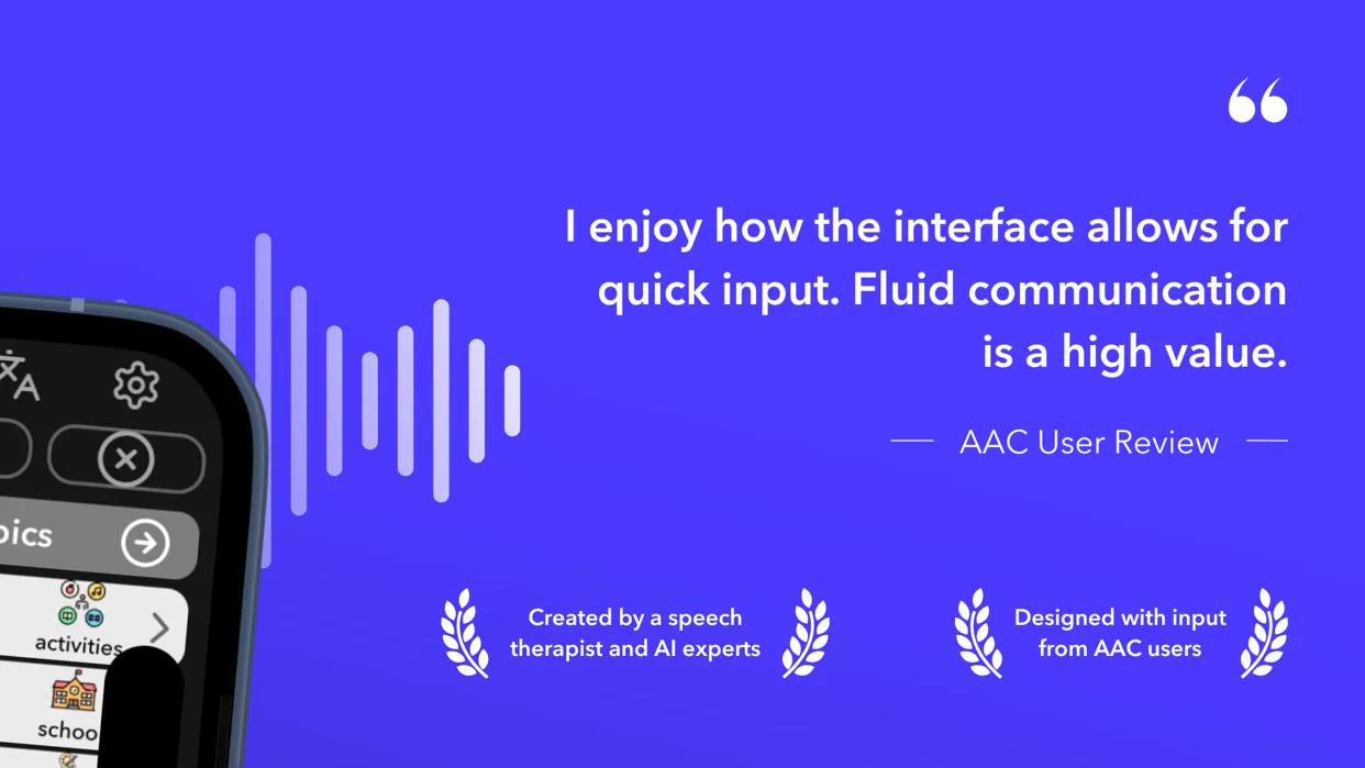 Flexspeak AAC web screen 2