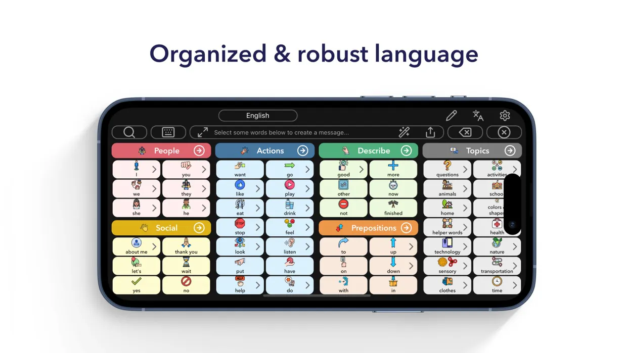 Flexspeak AAC web screen 5